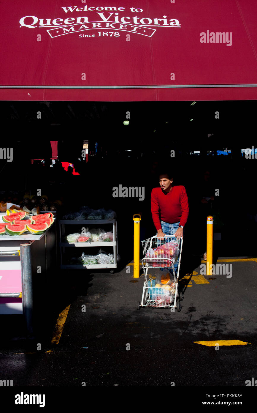 The Queen Victoria Market in Melbourne, Australia, is the largest open