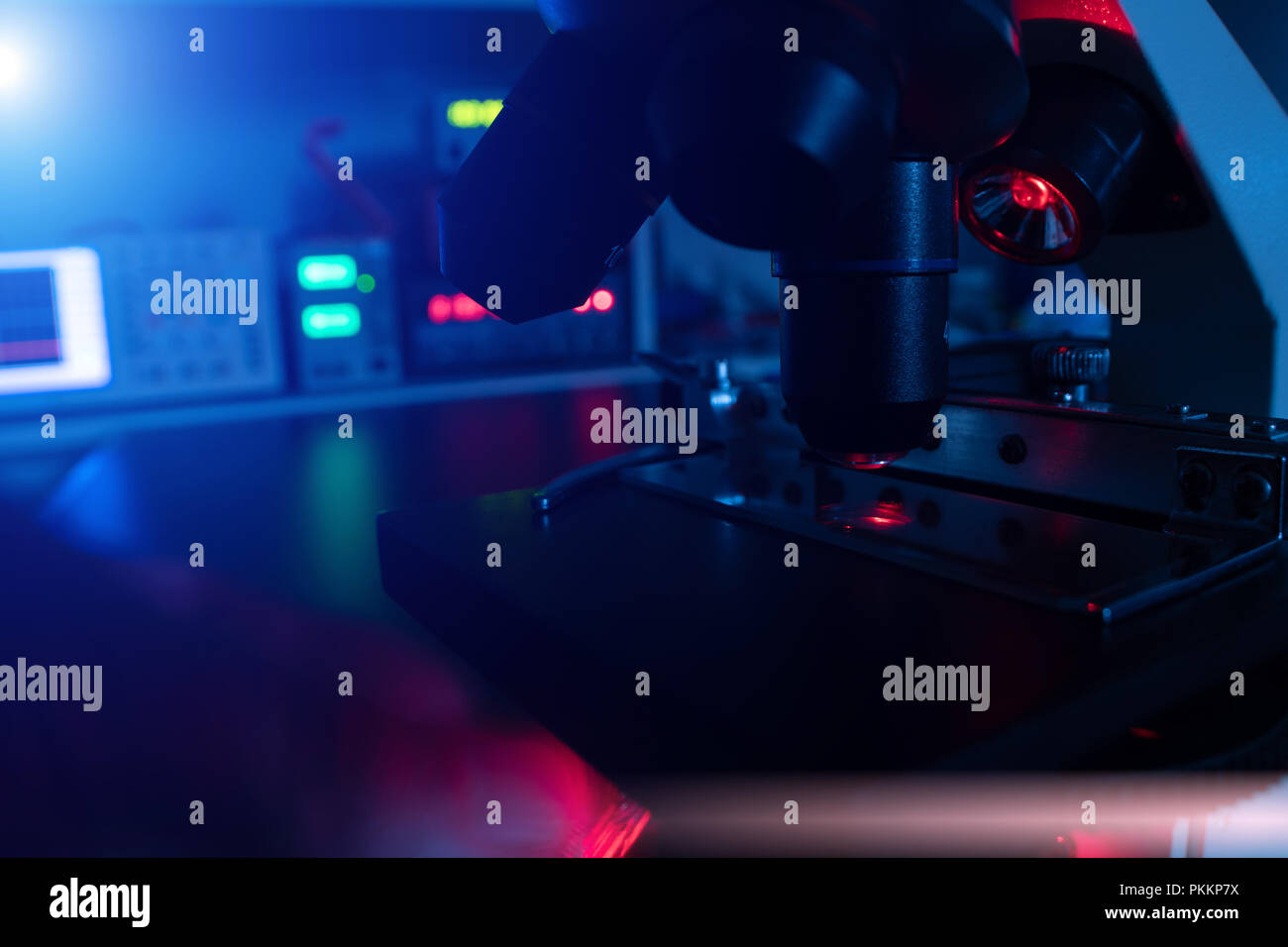 Modern medical microscope in hi-res stock photography and images - Alamy