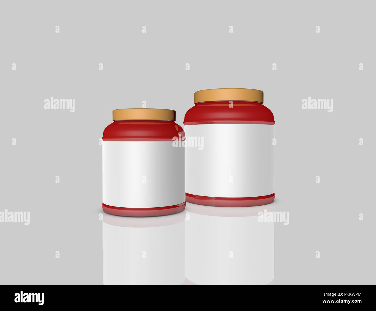 Containers Jars Bottles Mock up Stock Photo