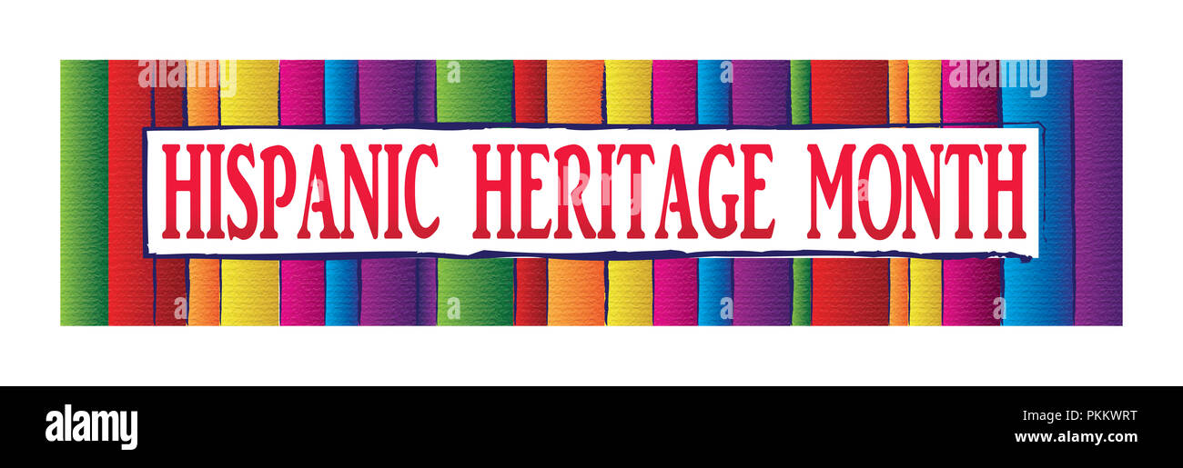 Hispanic Heritage Month Colorful Stock Photo