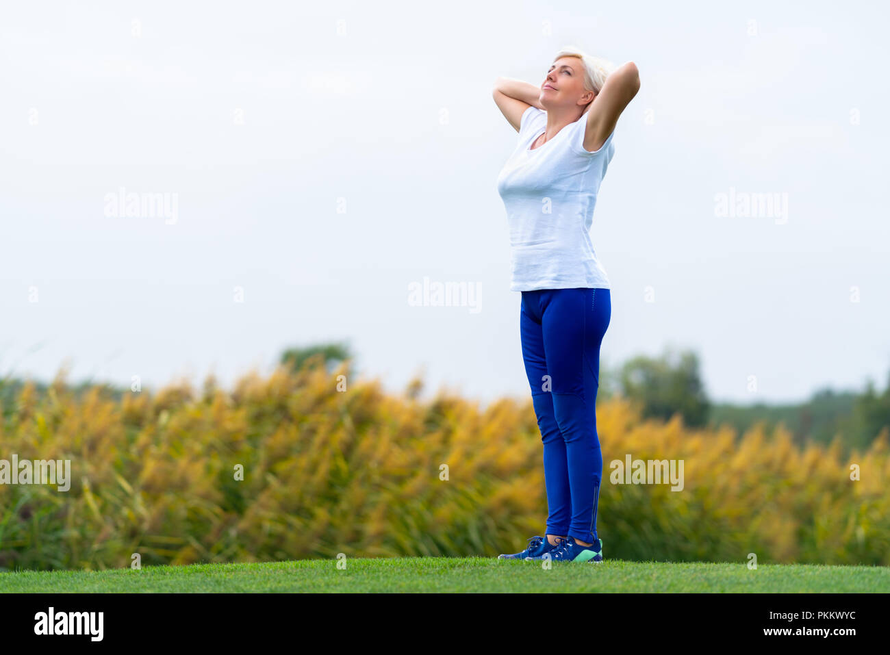 white shirt and dark blue pant