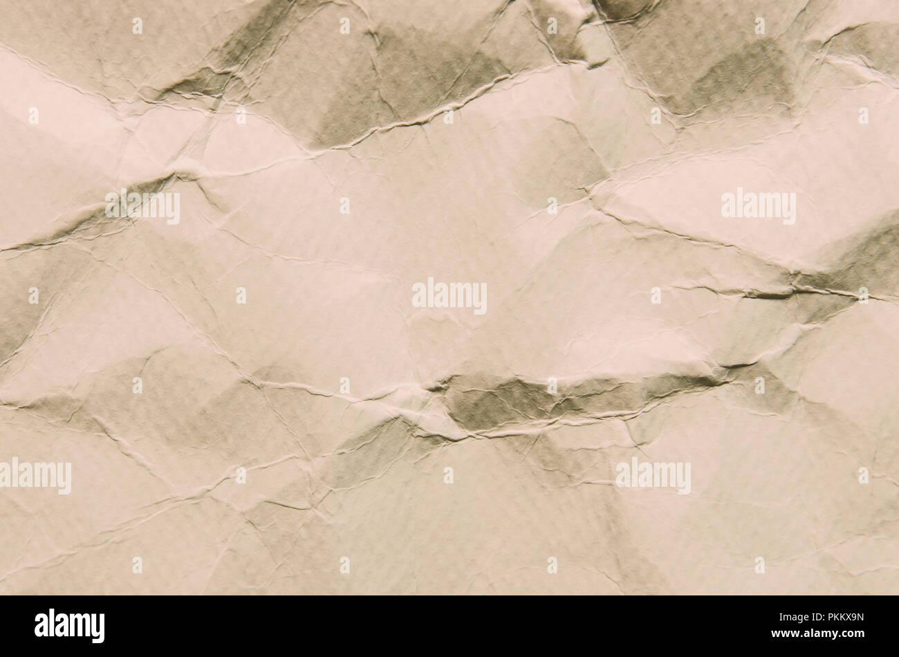 Vintage background and wallpaper by crumpled paper, Yellow and old of