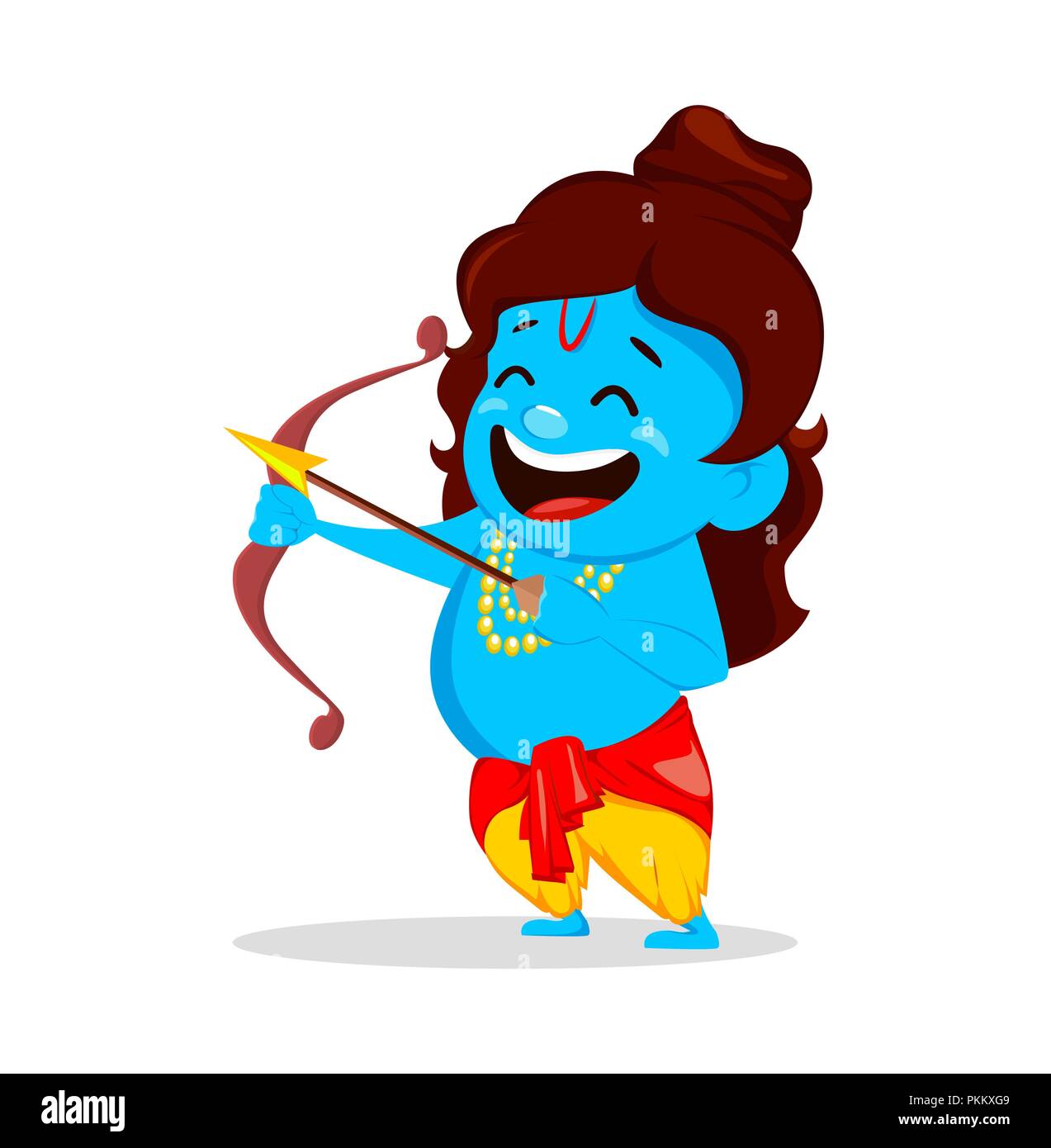 Lord Rama standing with bow and arrow. Funny cartoon character for Navratri festival of India. Vector illustration on white background for traditional Stock Vector Image & Art - Alamy Lord Rama standing with bow and arrow. Funny cartoon character for Navratri festival of India. Vector illustration on white background for traditional Stock Vector Image & Art - Alamy