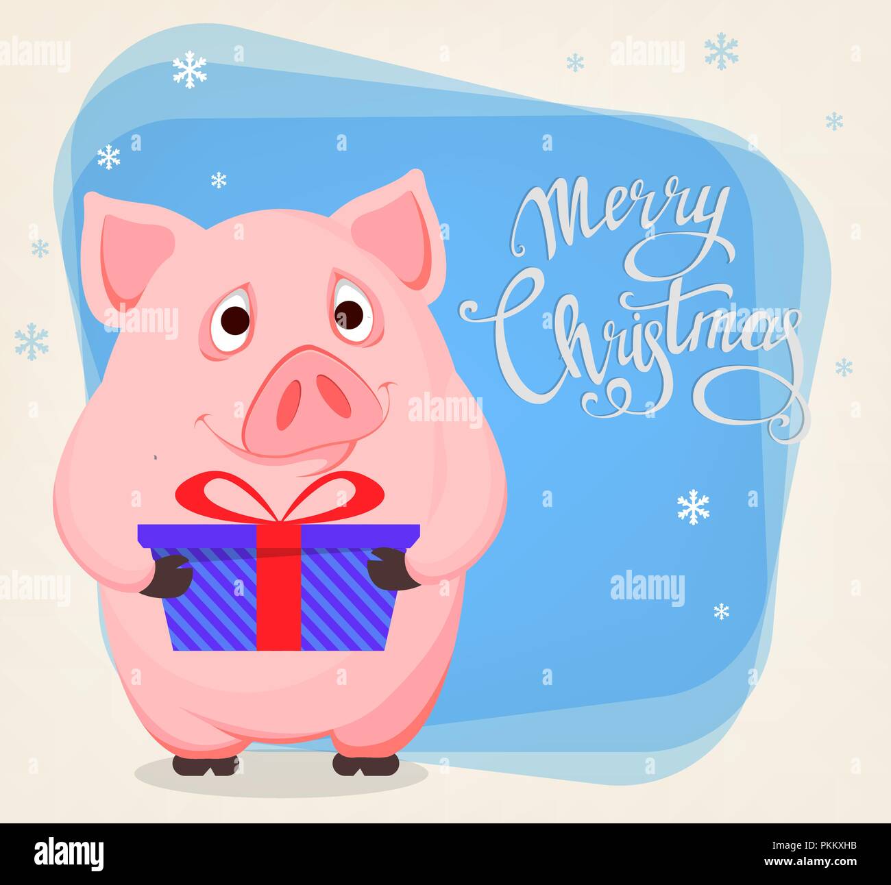 merry christmas greeting card