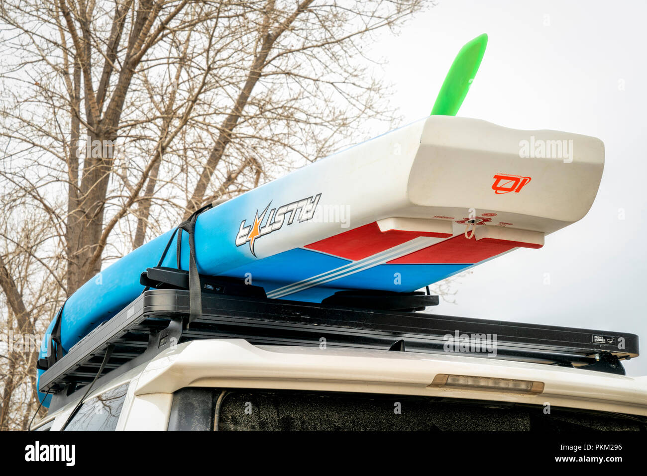 Paddle Board Car Racks >> Fort Collins Co Usa April 7 2018 A Racing Stand Up Paddle Board Car Racks >> Fort Collins Co Usa April 7 2018 A Racing Stand Up
