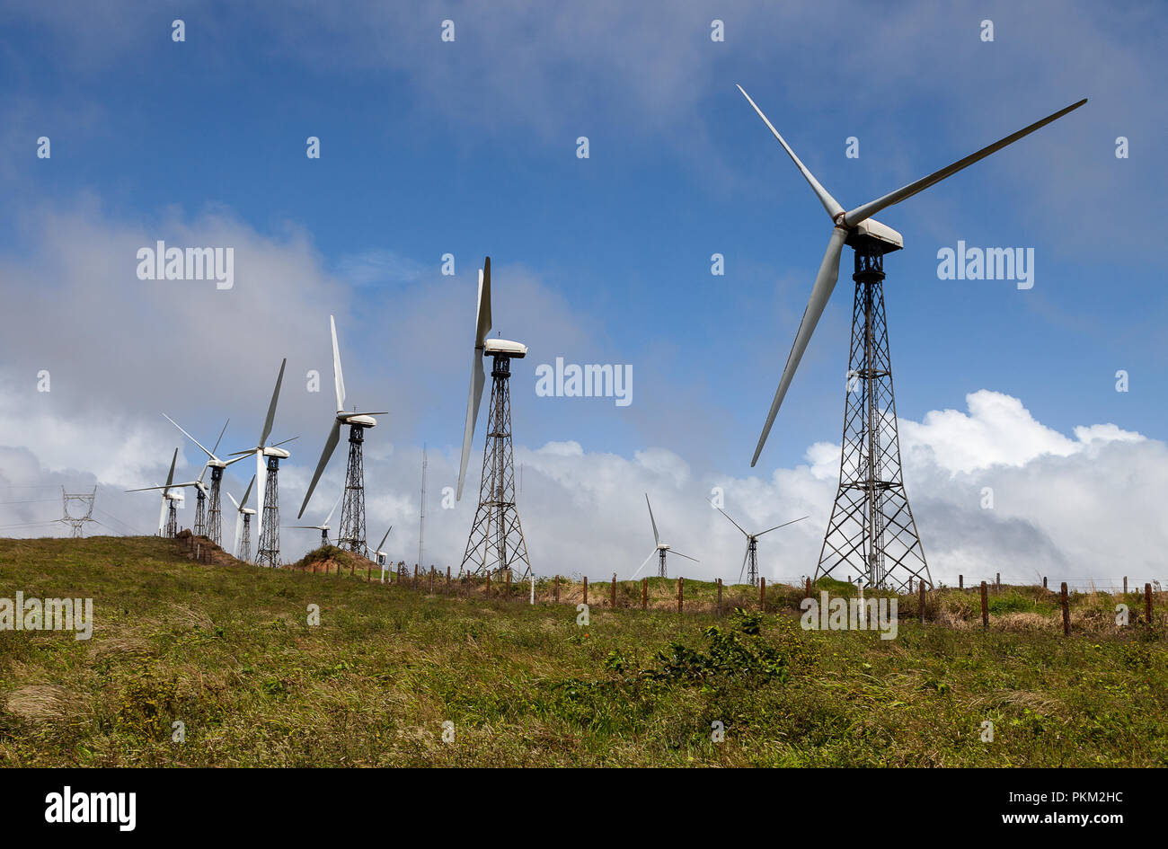 Production of alternative energy in Costa Rica Stock Photo