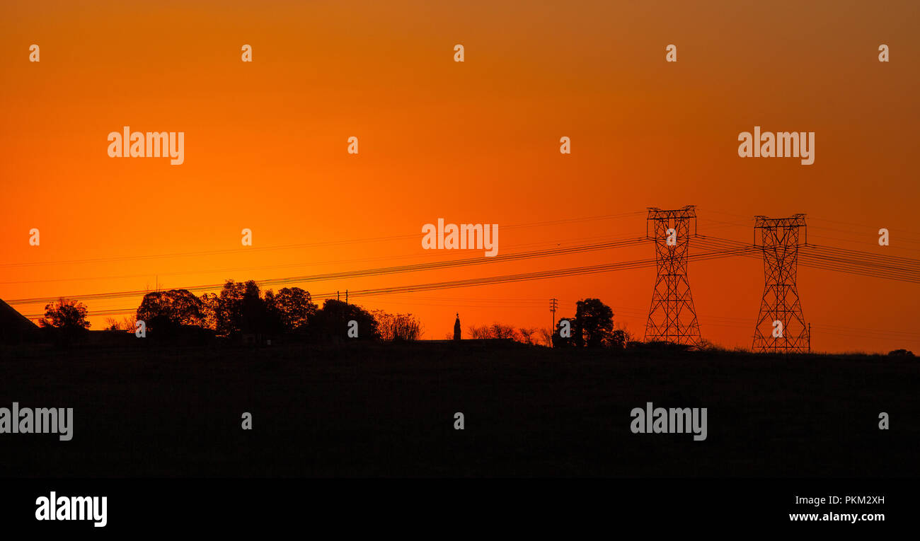 South africa power lines hires stock photography and images Alamy