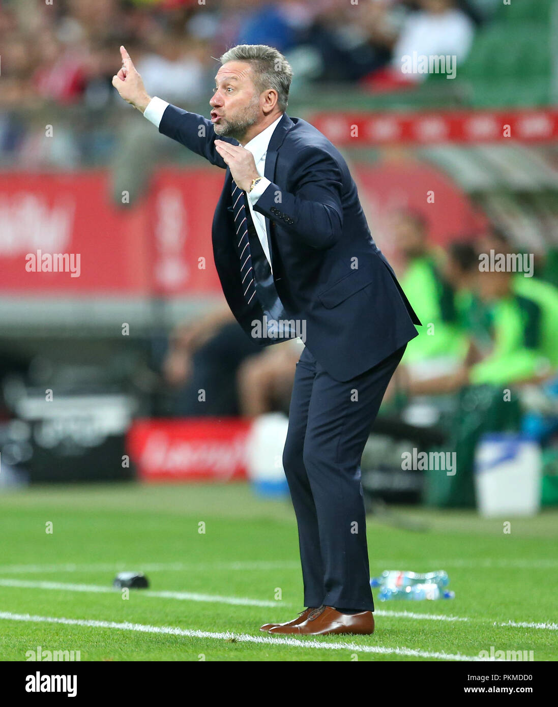 Poland Manager Jerzy Brzeczek Stock Photo Alamy