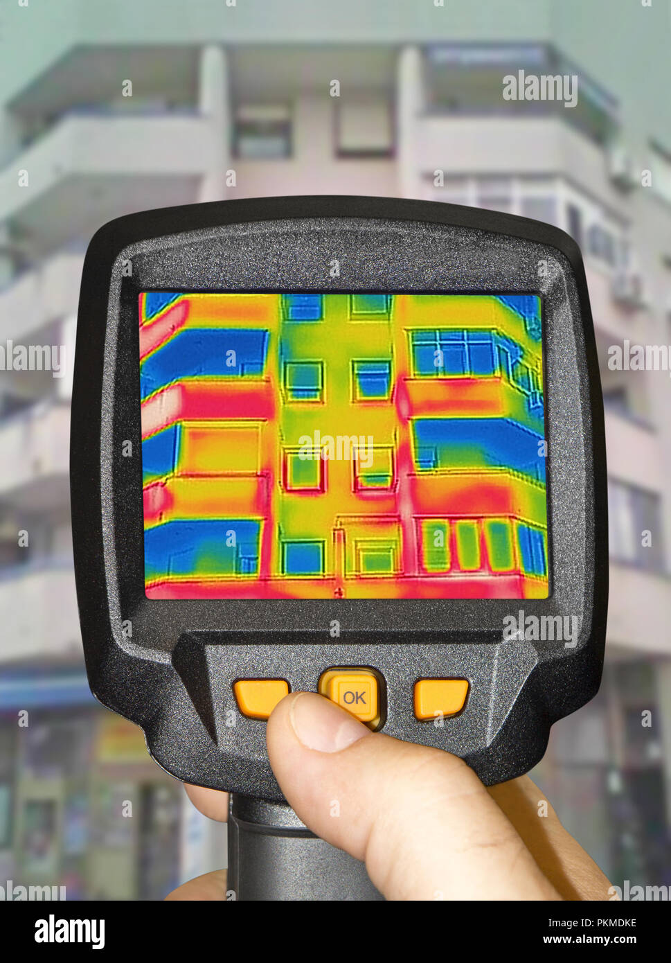 Detecting Heat Loss Outside building Using Infrared Thermal Camera