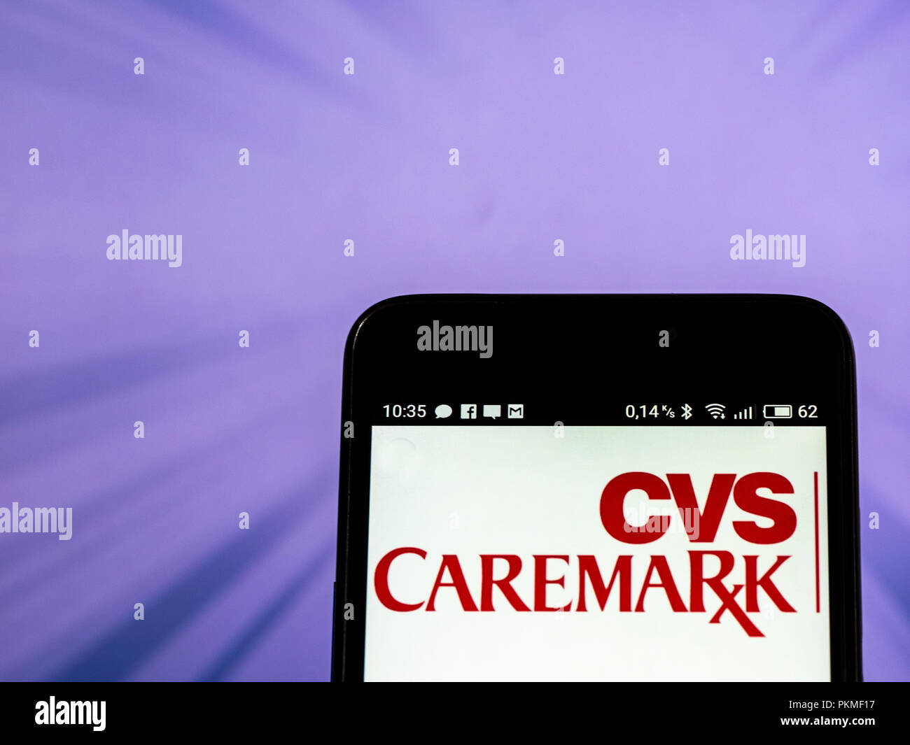 CVS Caremark logo seen displayed on smart phone Stock Photo Alamy