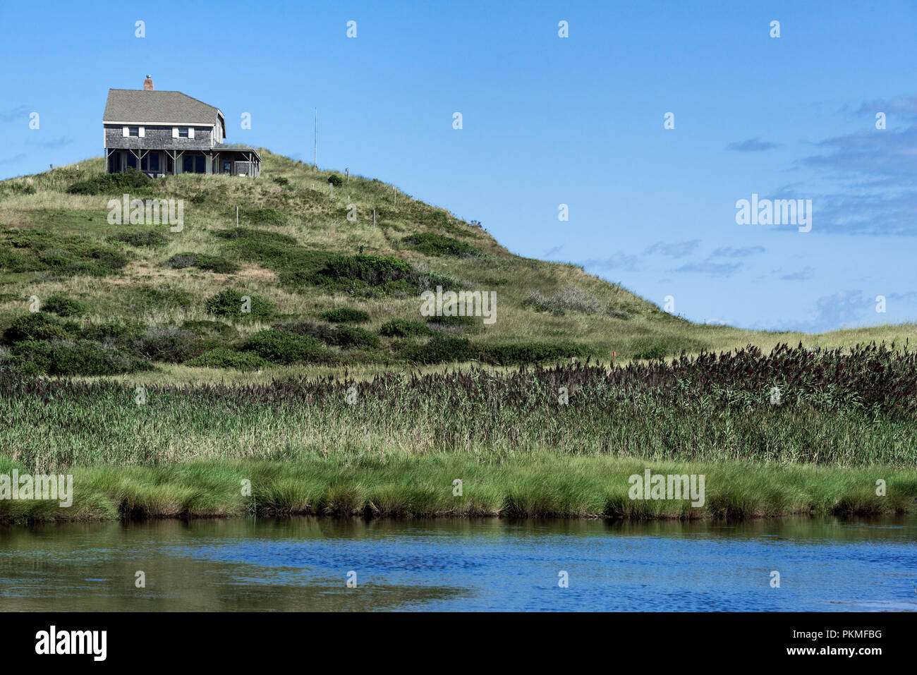 Ballston Beach house, Truro, Cape Cod, Massachusetts, USA Stock Photo