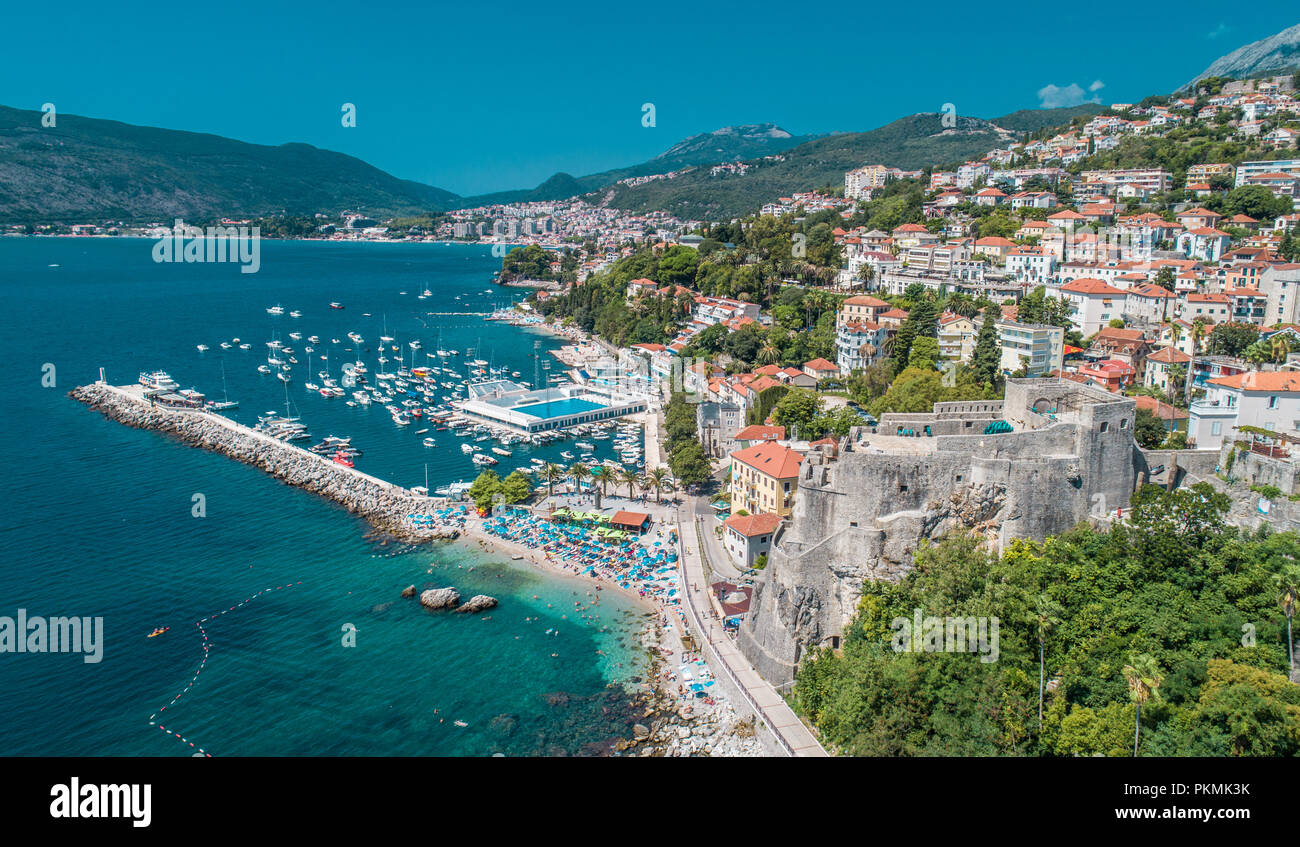 Drone aerial view marina on hi-res stock photography and images - Alamy
