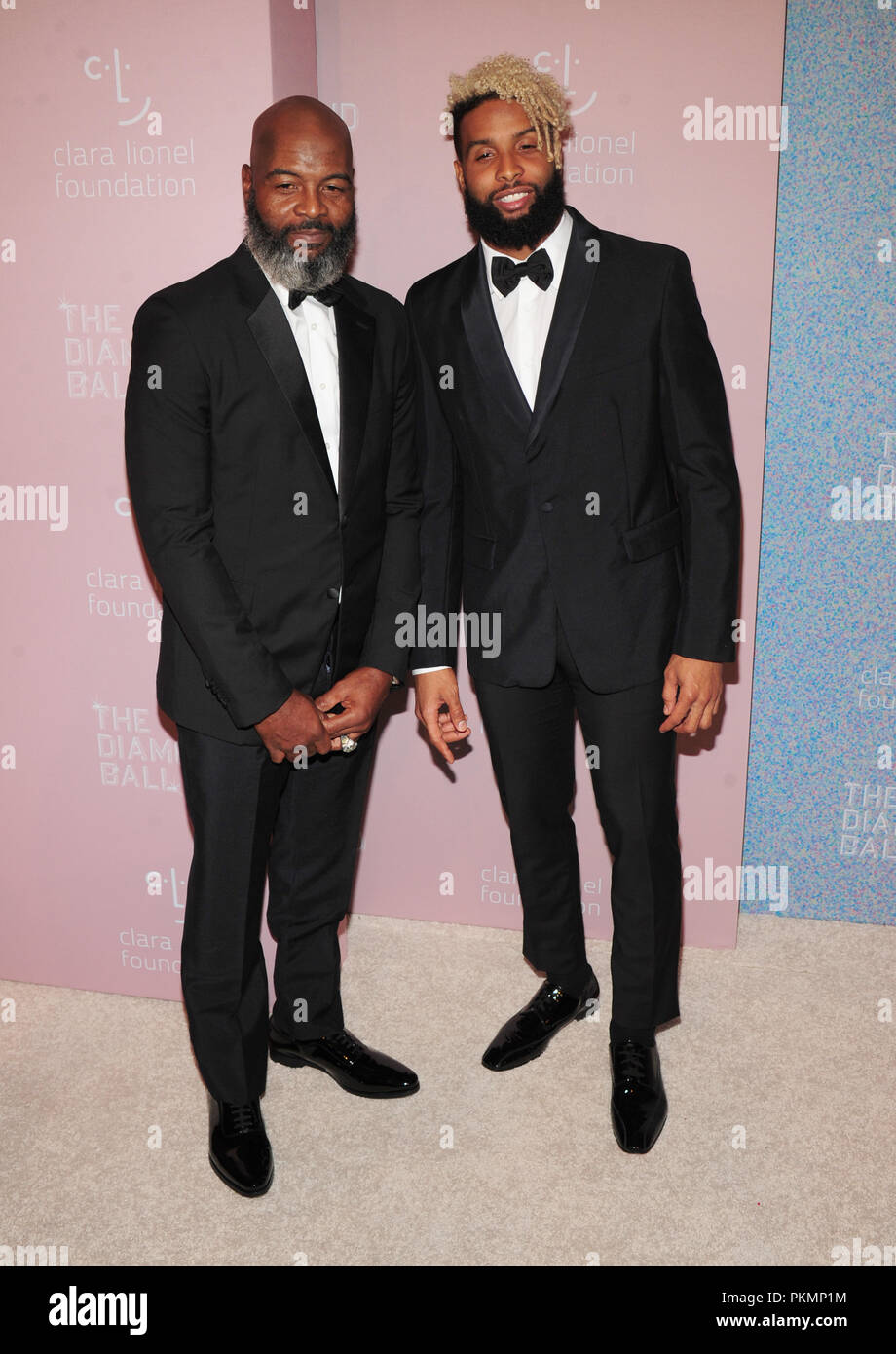 Odell Beckham Sr New York, NY, USA. 13th Sep, 2018. Odell Beckham Sr and Odell Beckham