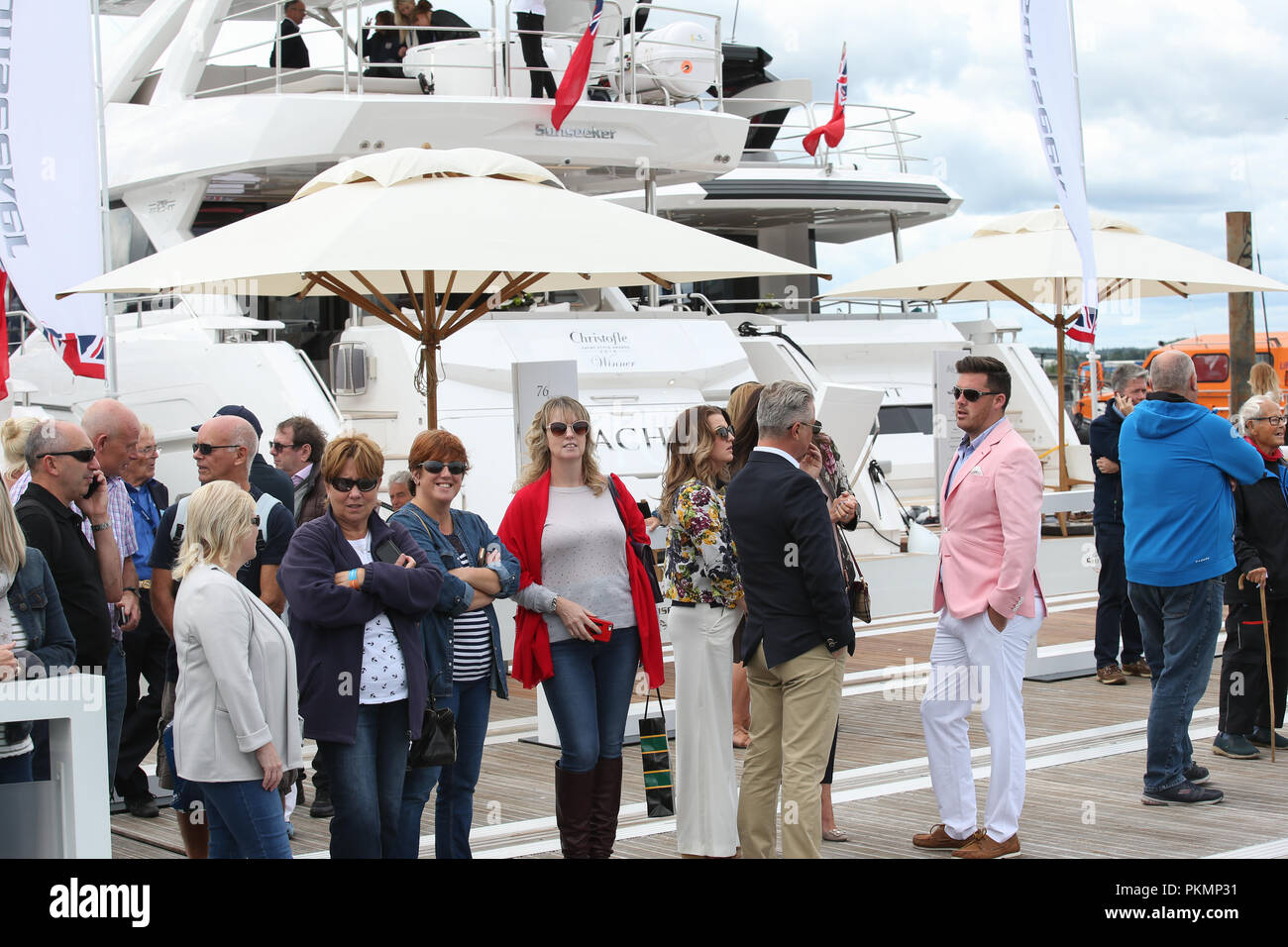 Southampton Boat Show Stock Photo Alamy