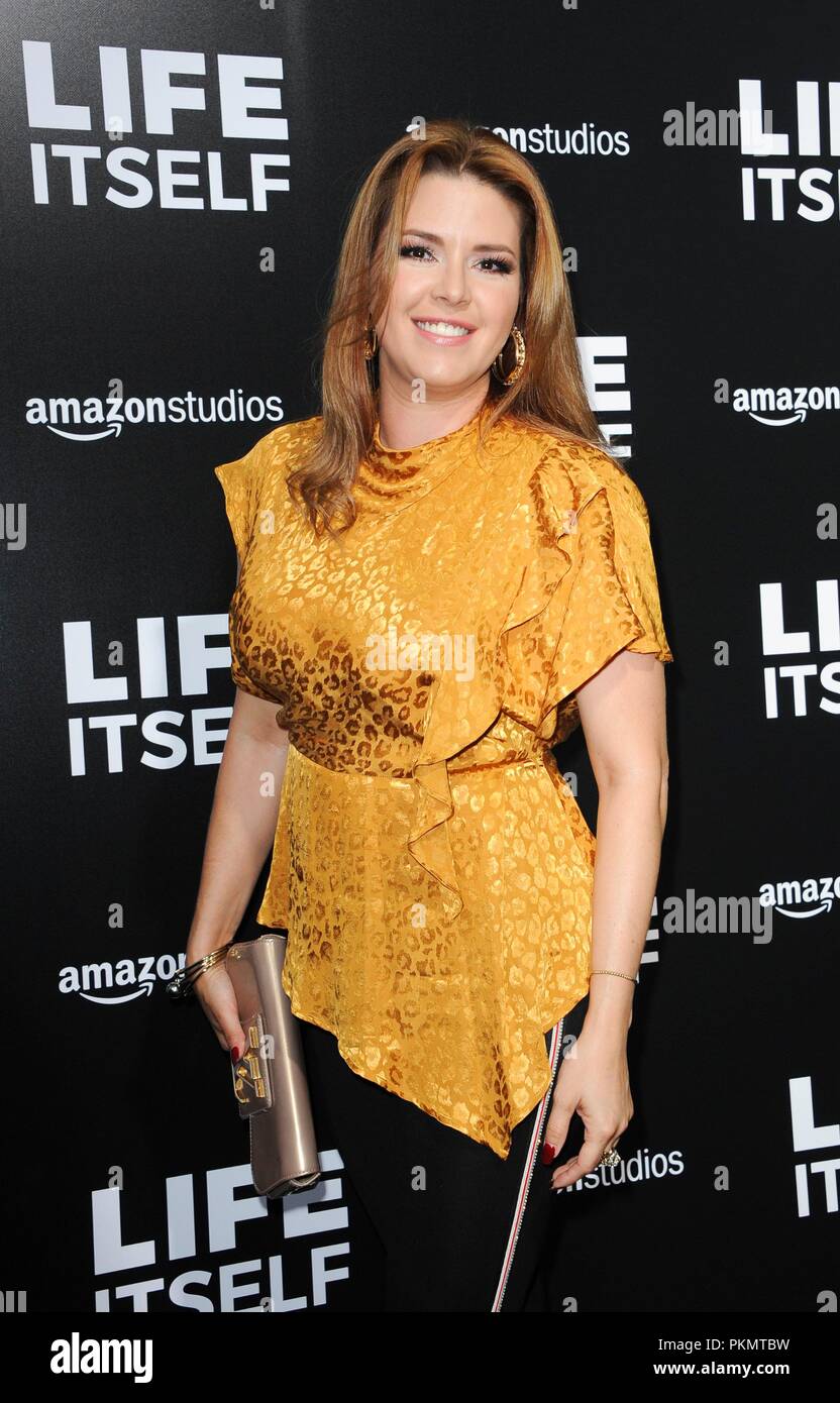 Hollywood, CA. 13th Sep, 2018. Alicia Machado at arrivals for LIFE ITSELF Premiere, ArcLight Cinerama Dome, Hollywood, CA September 13, 2018. Credit: Elizabeth Goodenough/Everett Collection/Alamy Live News Stock Photo