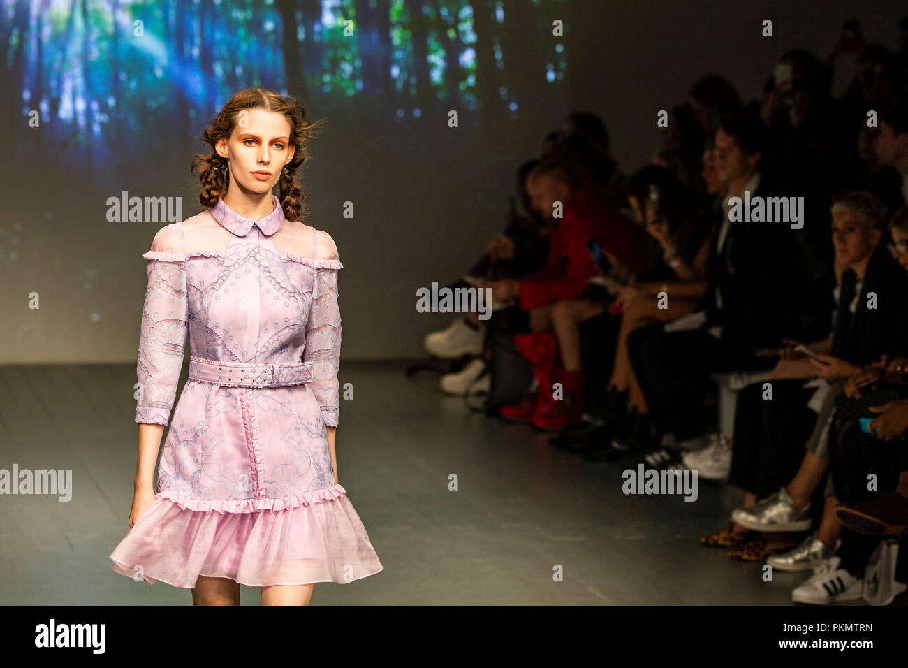 London, UK. . 14th Sep, 2018. Bora Aksu Parade at London Fashion Week ...