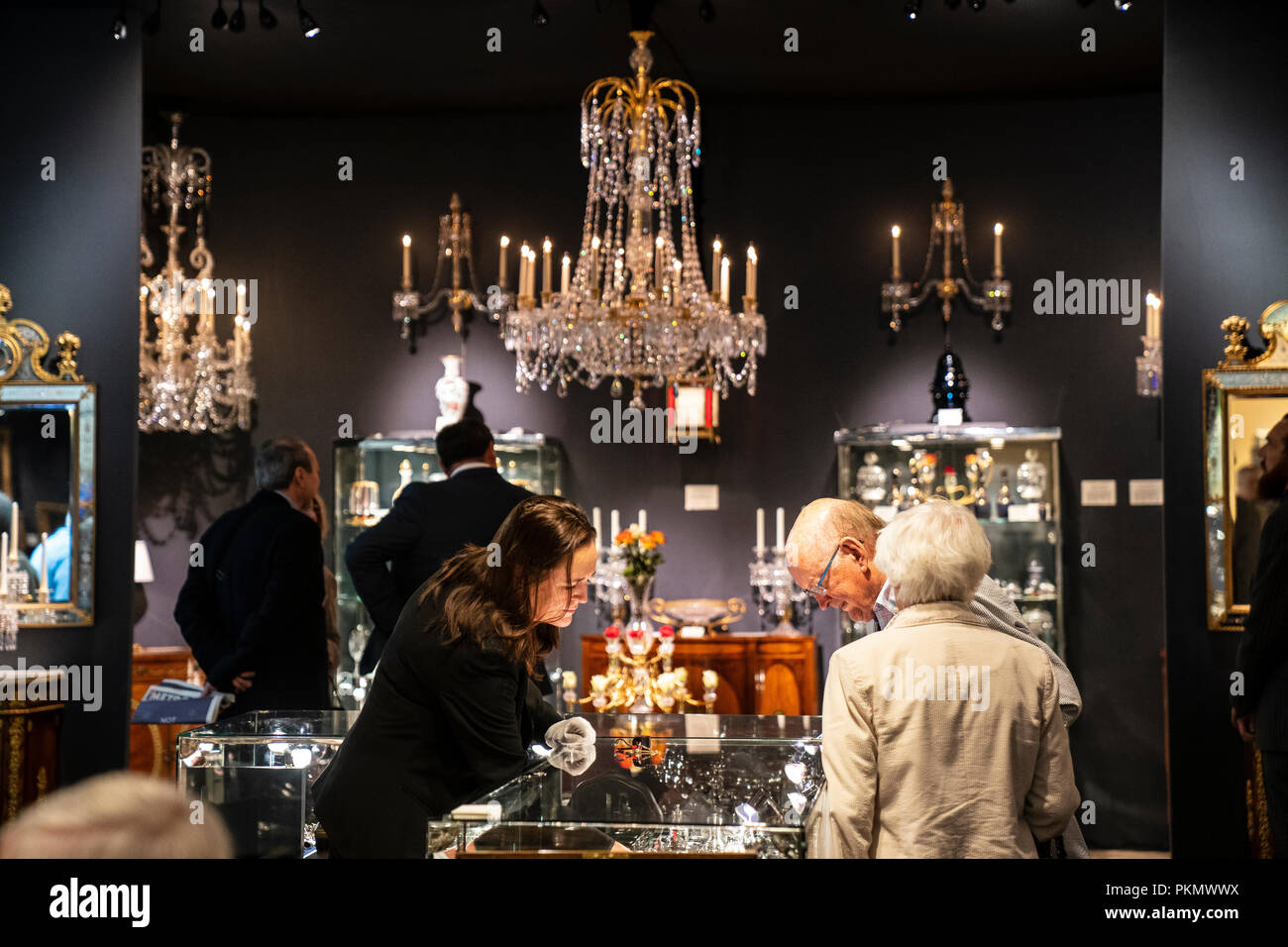 London September 14 Visitors To The Annual Lapada Art And