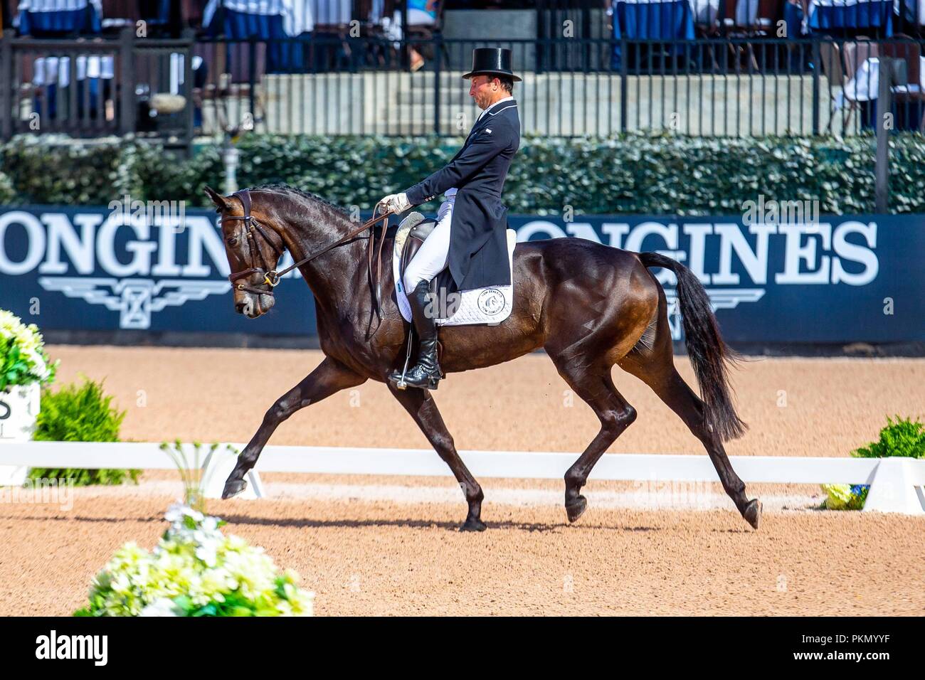Tryon, USA. 14th September 2018. Tim Price riding Cekatinka. NZL