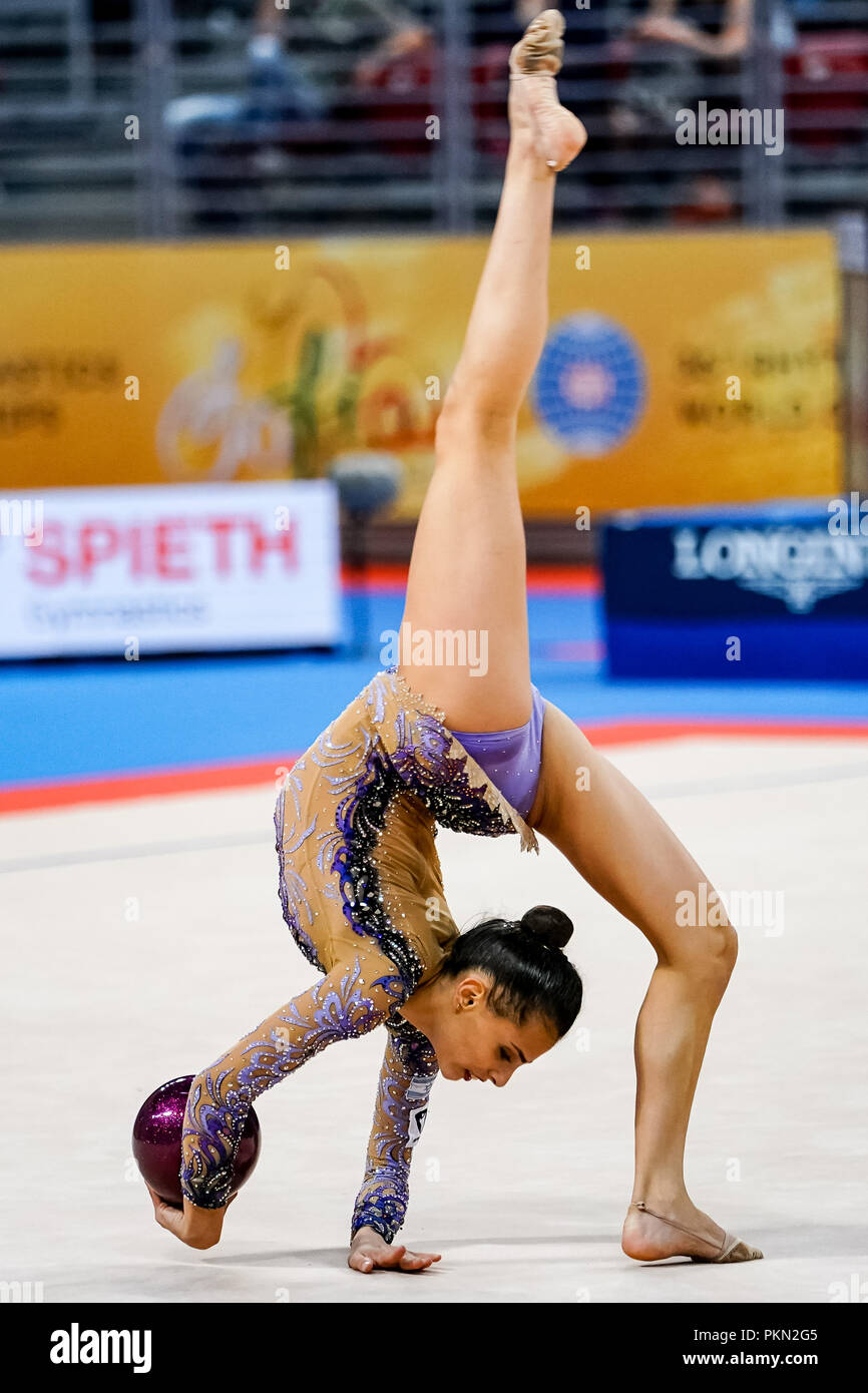 September 14 2018 Linoy Ashram Of A Israel During Individual All Around Final At The Arena Armeec In Sofia At The 36th Fig Rhythmic Gymnastics World Championships Ulrik Pedersen Csm Stock Photo Alamy