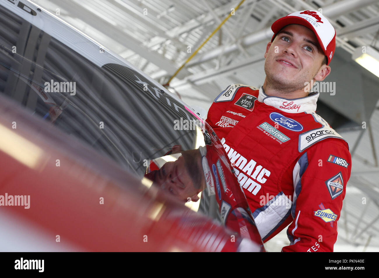 Ryan Reed 16 Las Vegas, Nevada, USA. 14th Sep, 2018. Ryan Reed (16) hangs out in the ...