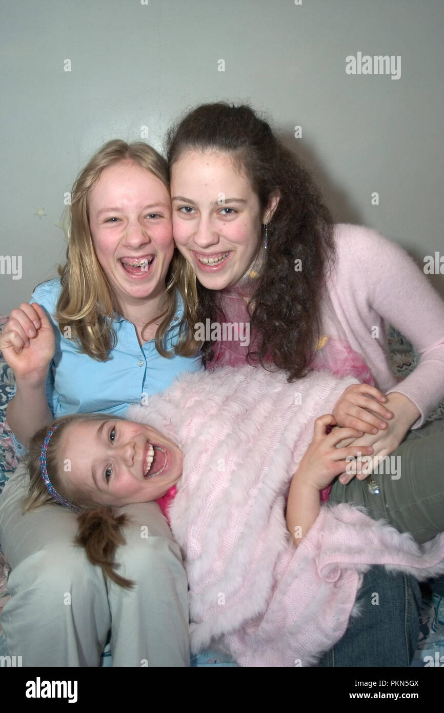 Two girl cousins children sisters hi-res stock photography and images -  Alamy