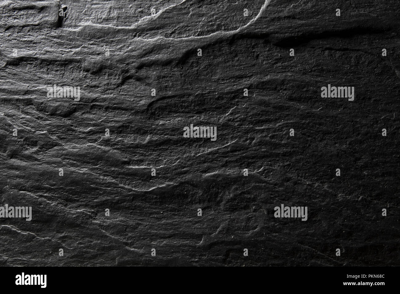 Dark grey slate texture, abstract background Stock Photo