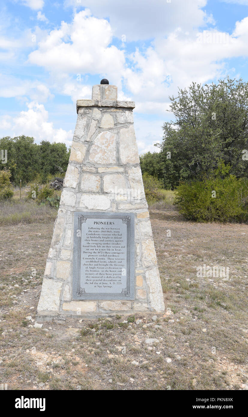 Confederate Memorial in Rural Texas Stock Photo Alamy