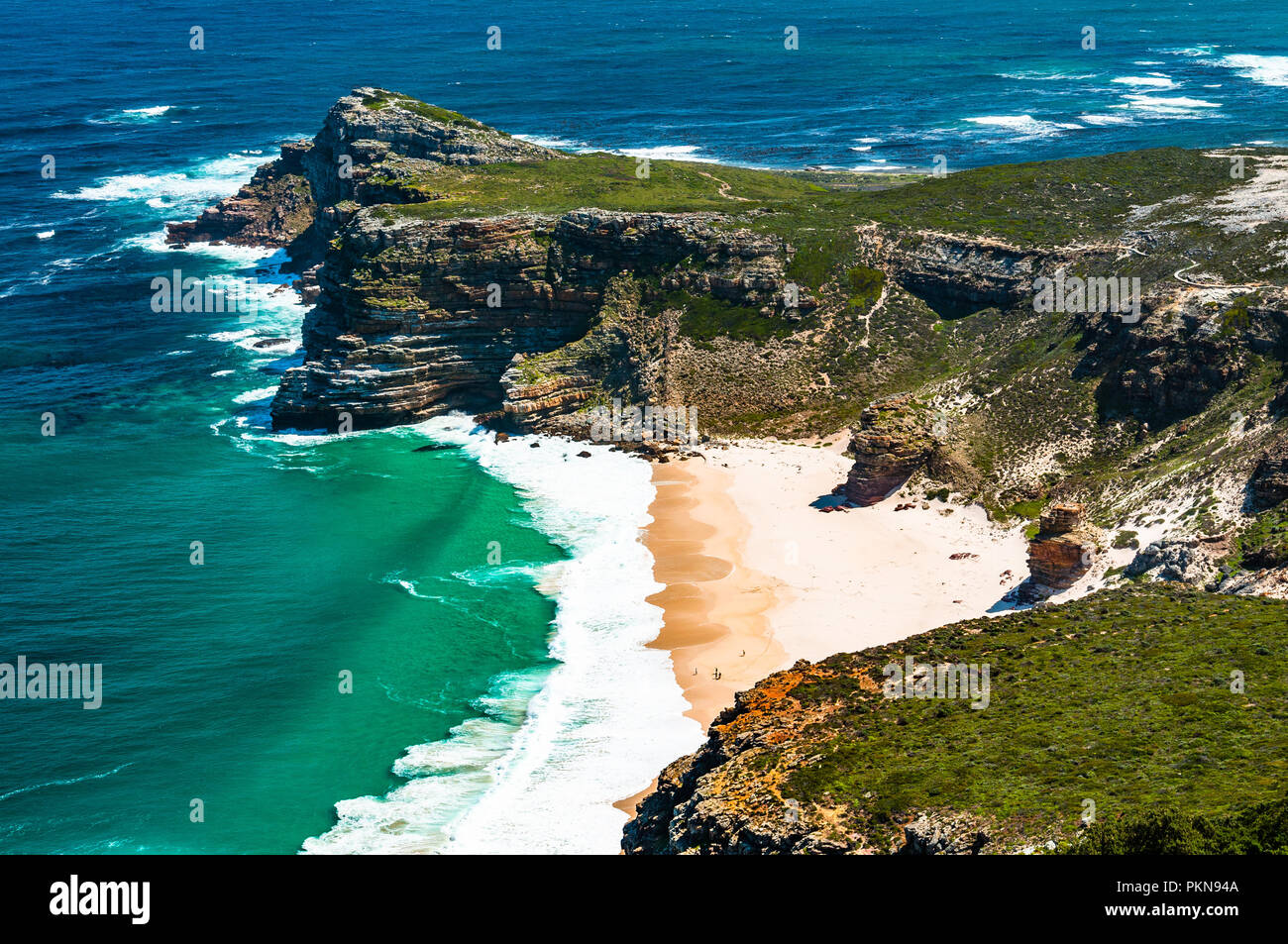 The Cape of Good Hope, Dias beach, South Atlantic ocean sea, South Africa Stock Photo