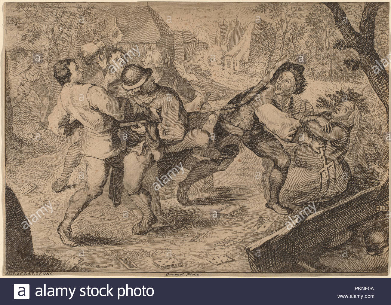 Dated: published 1728/1735. Medium: engraving. Museum: National Gallery of Art, Washington DC. Author: Anton Joseph Prenner after Pieter Bruegel the Elder.