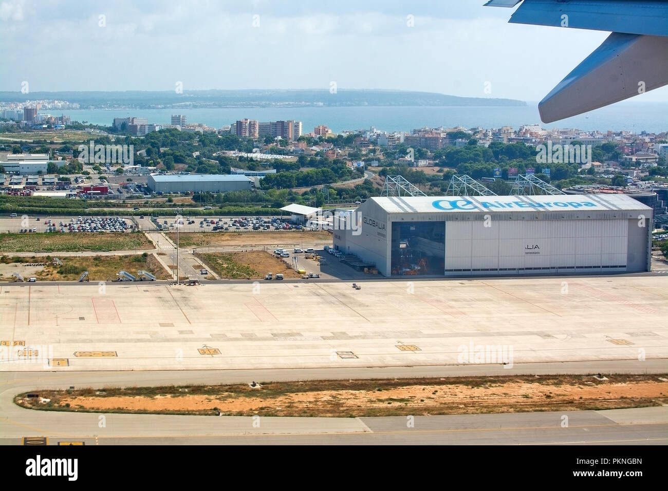 Palma De Mallorca Spain September 6 2018 Runway Liftoff With