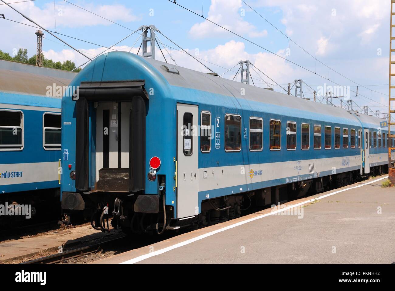 BUDAPEST, HUNGARY JUNE 19, 2014 Hungarian state railways MAV
