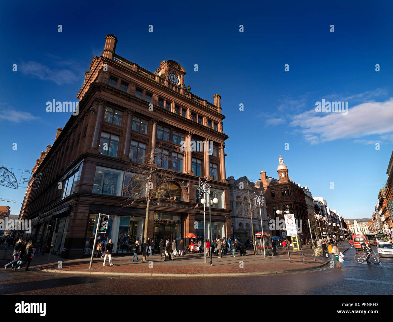 The old Bank Buildings Belfast Stock Photo