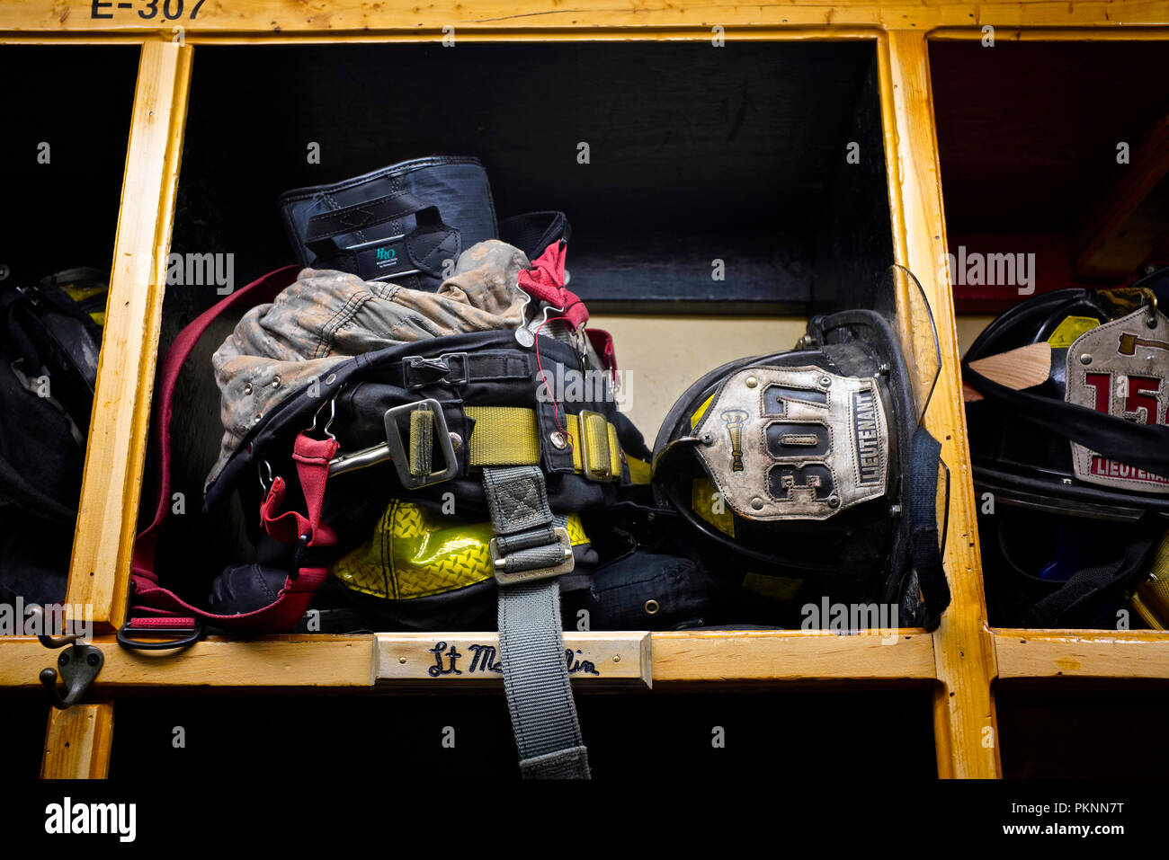 Firefighter safety gear Stock Photo Alamy