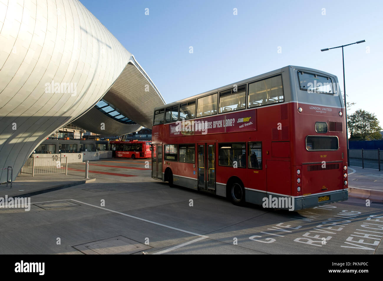 The new Slough Bus Station, part of the Heart of Slough regeneration project 30/09/2011 ©Stan Kujawa stan.pix@virgin.net Stock Photo