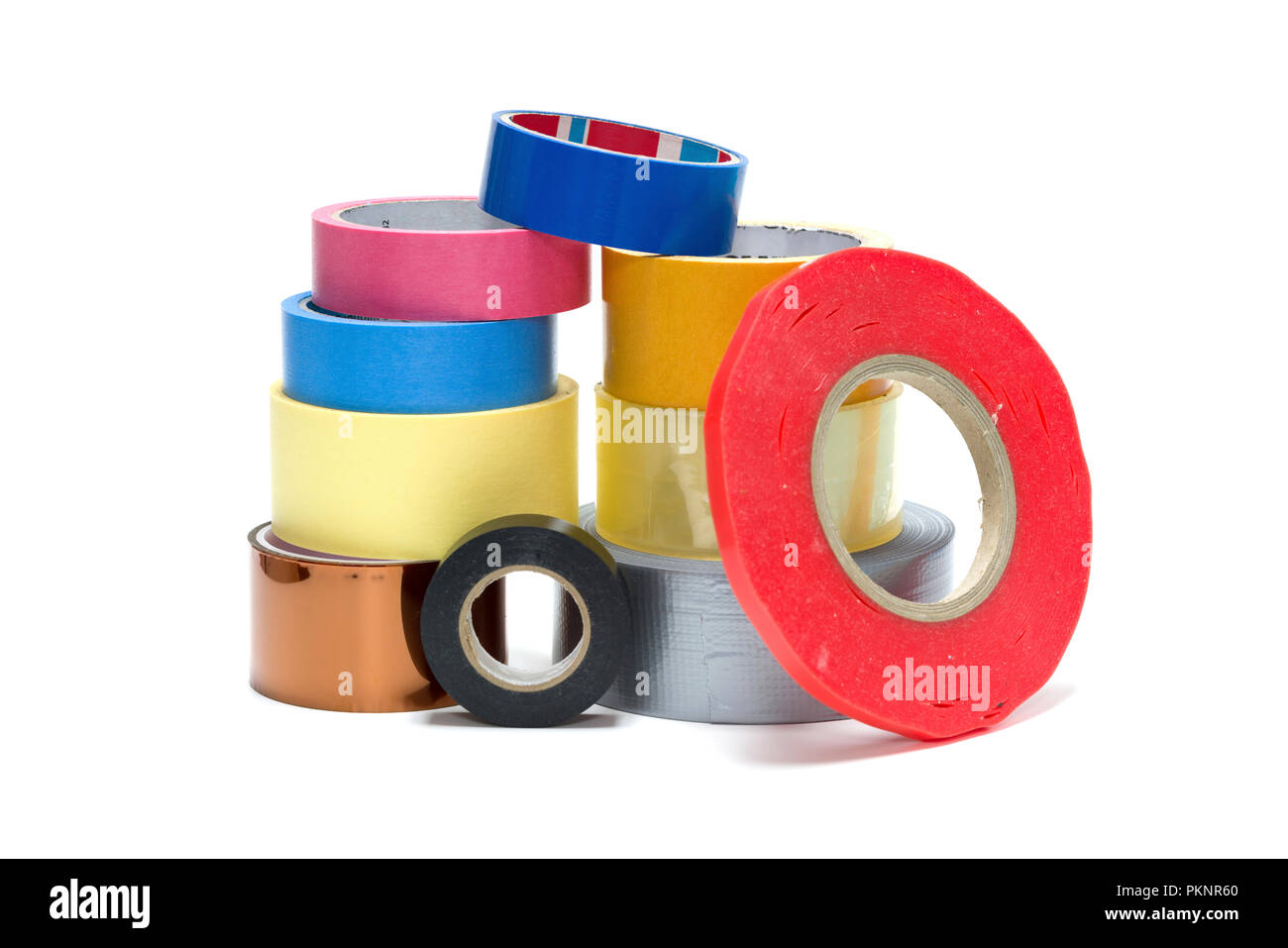 Variety of tapes. Stock Photo