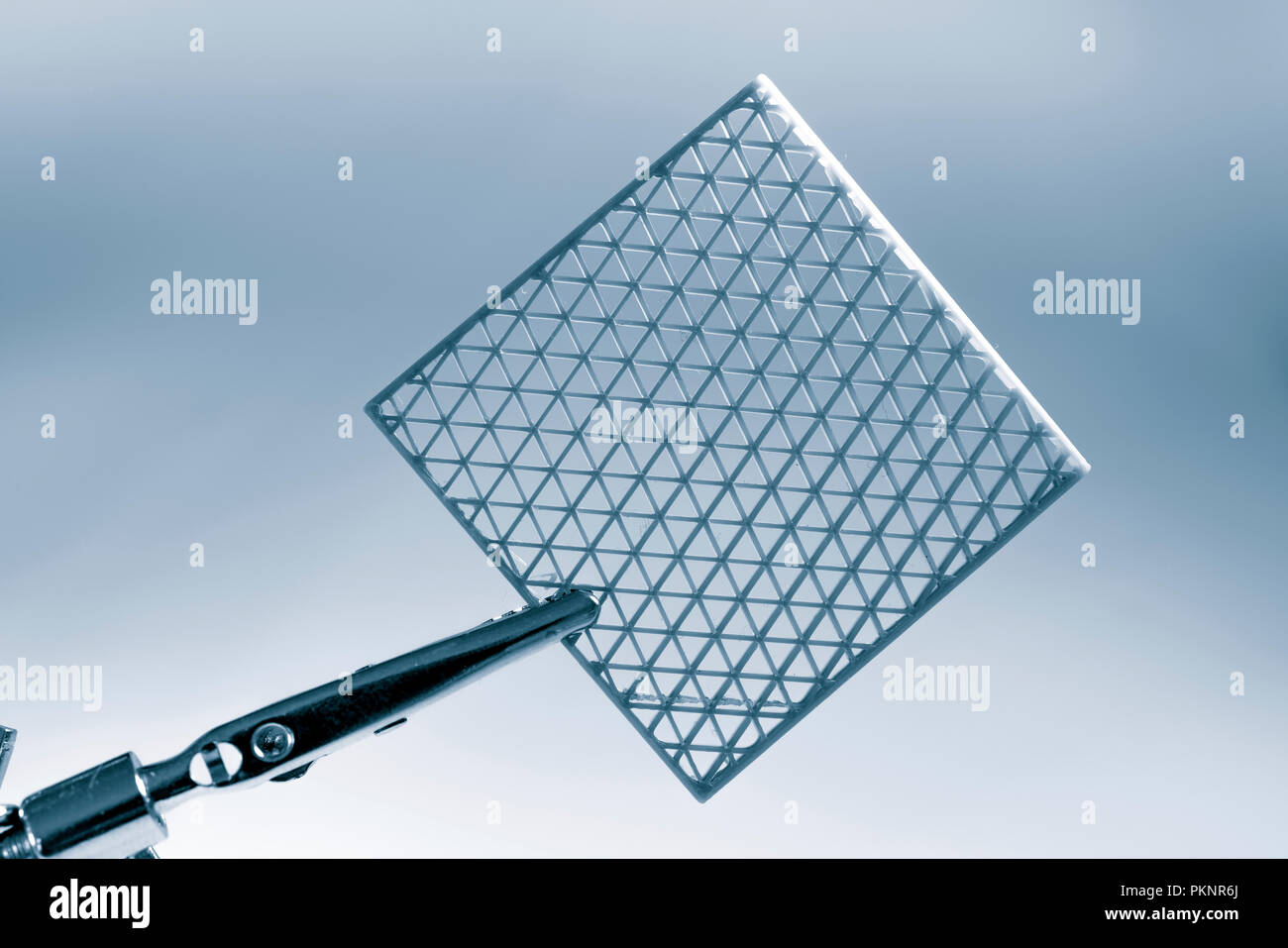 Metamaterial sample made on 3D printer. Stock Photo