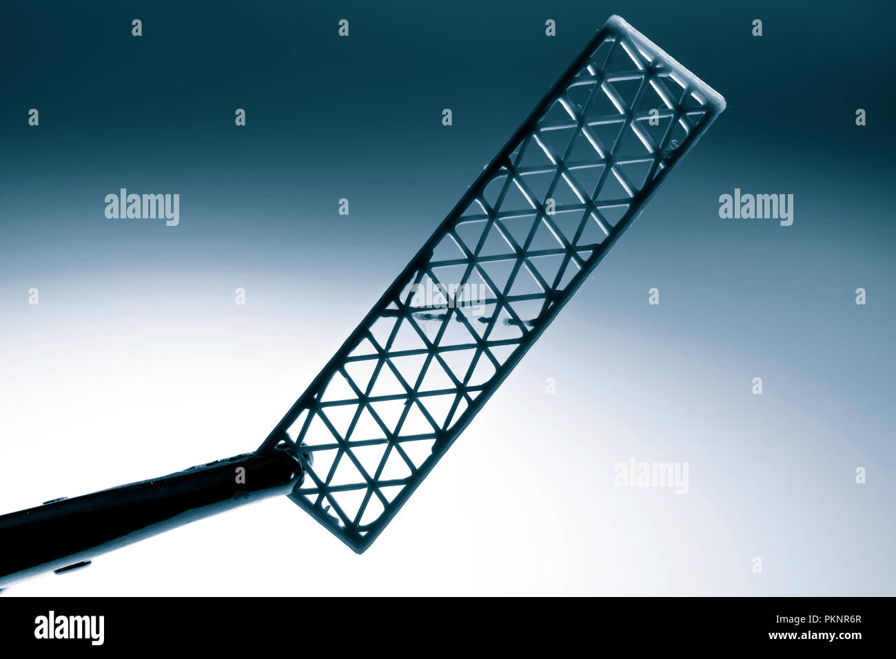 Metamaterial sample made on 3D printer. Stock Photo