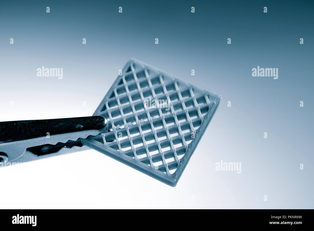 Metamaterial sample made on 3D printer. Stock Photo
