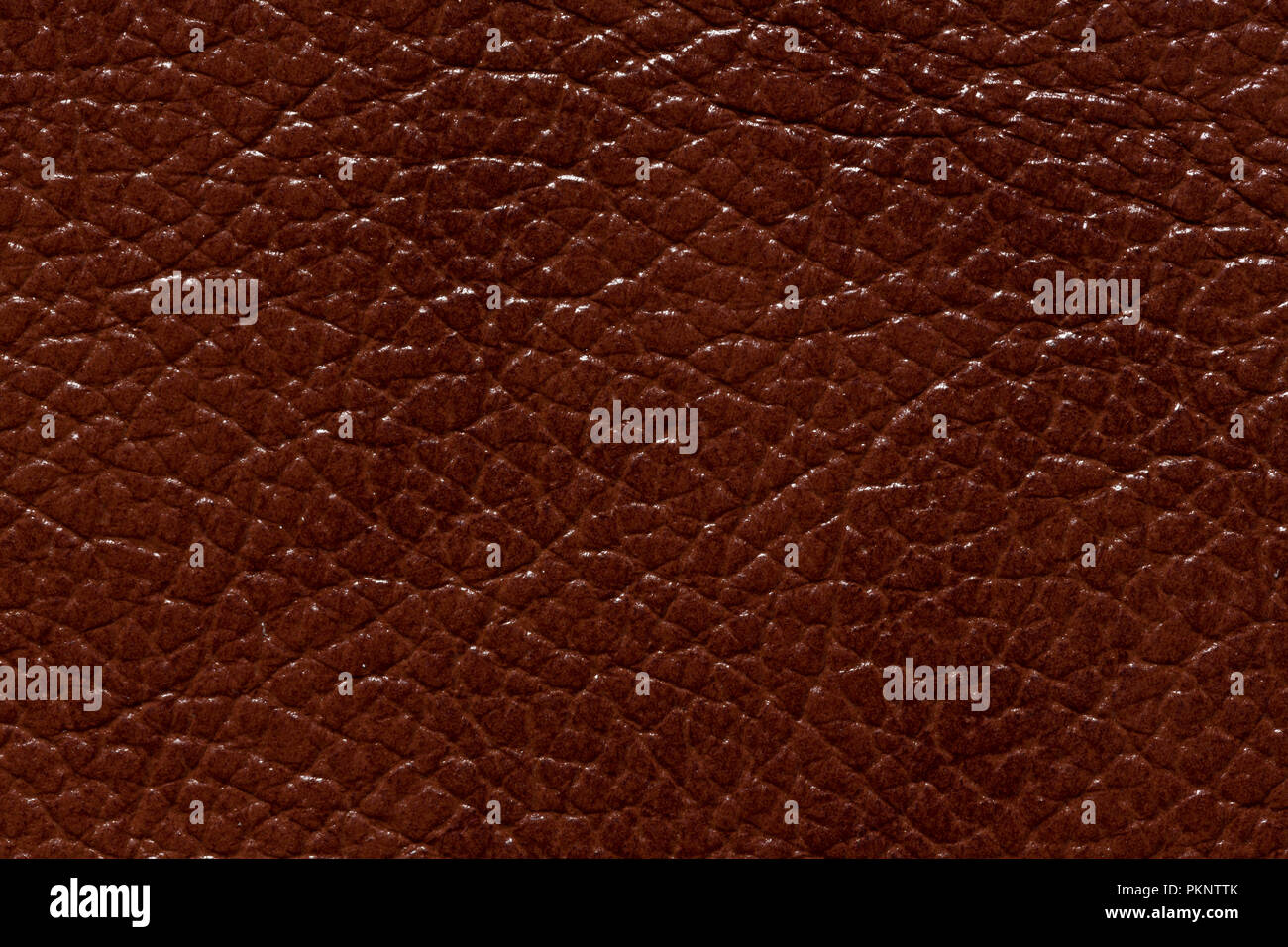 Shiny contrast brown leather texture. High resolution photo. Stock Photo