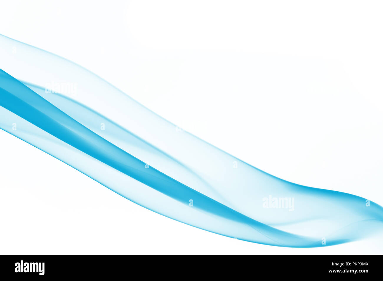 Abstract blue Smoke on White Background Stock Photo - Alamy