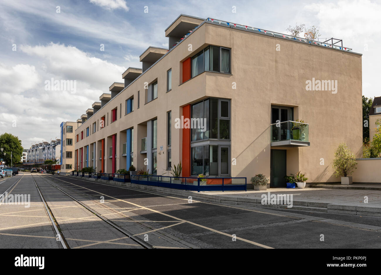 Merchants Row, Bristol harbourside apartments, Museum Street, City of