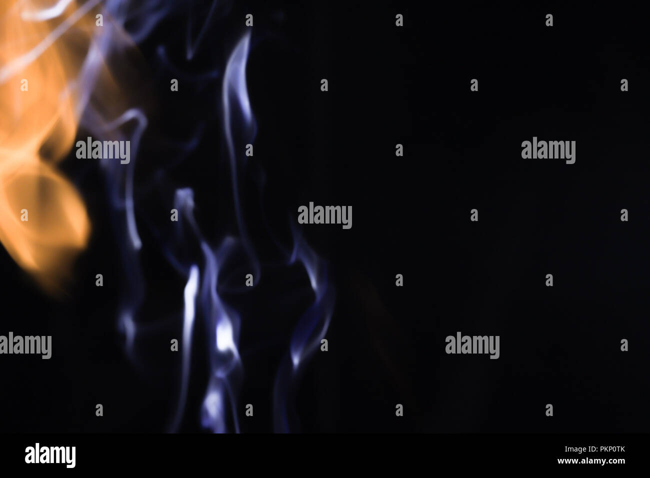 Abstract Smoke on Black Background Stock Photo - Alamy