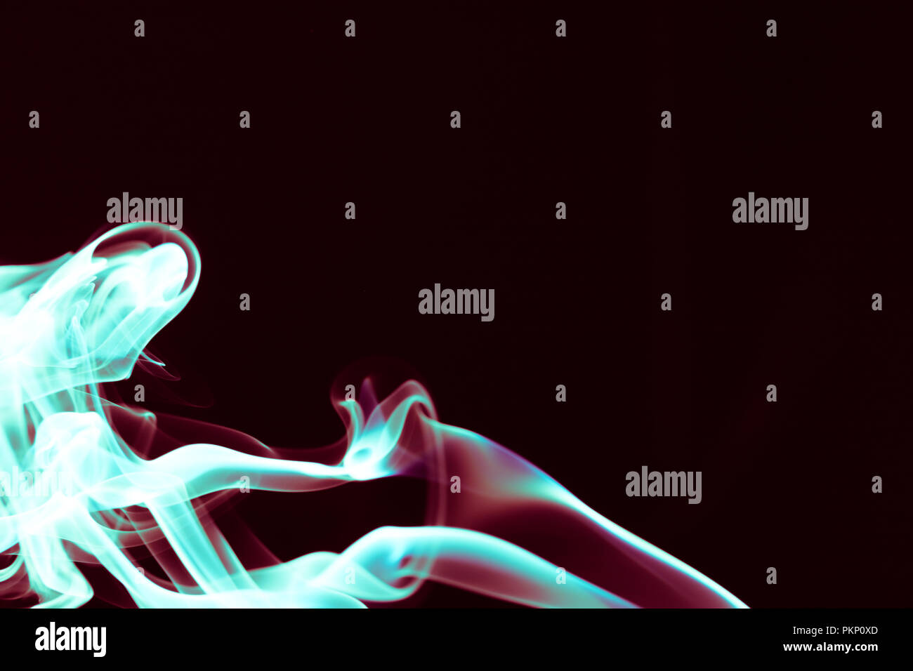 Abstract Smoke on Black Background Stock Photo - Alamy