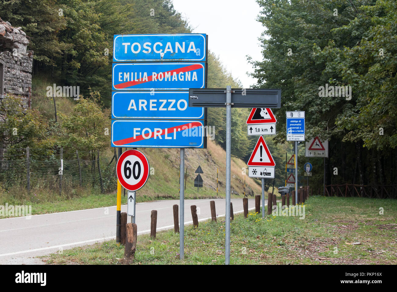 Road Signs In Italy