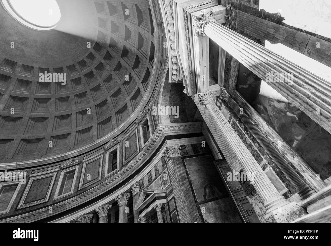 Visiting city Pantheon. Rome, Italy Stock Photo