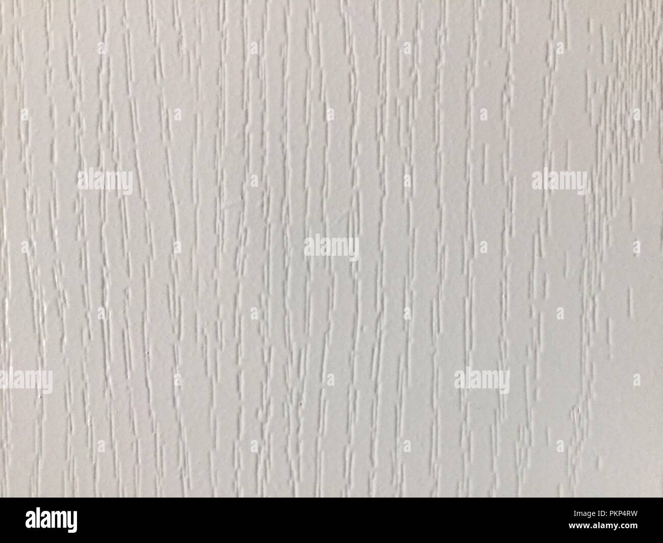 White painted wood grain textured background. Stock Photo