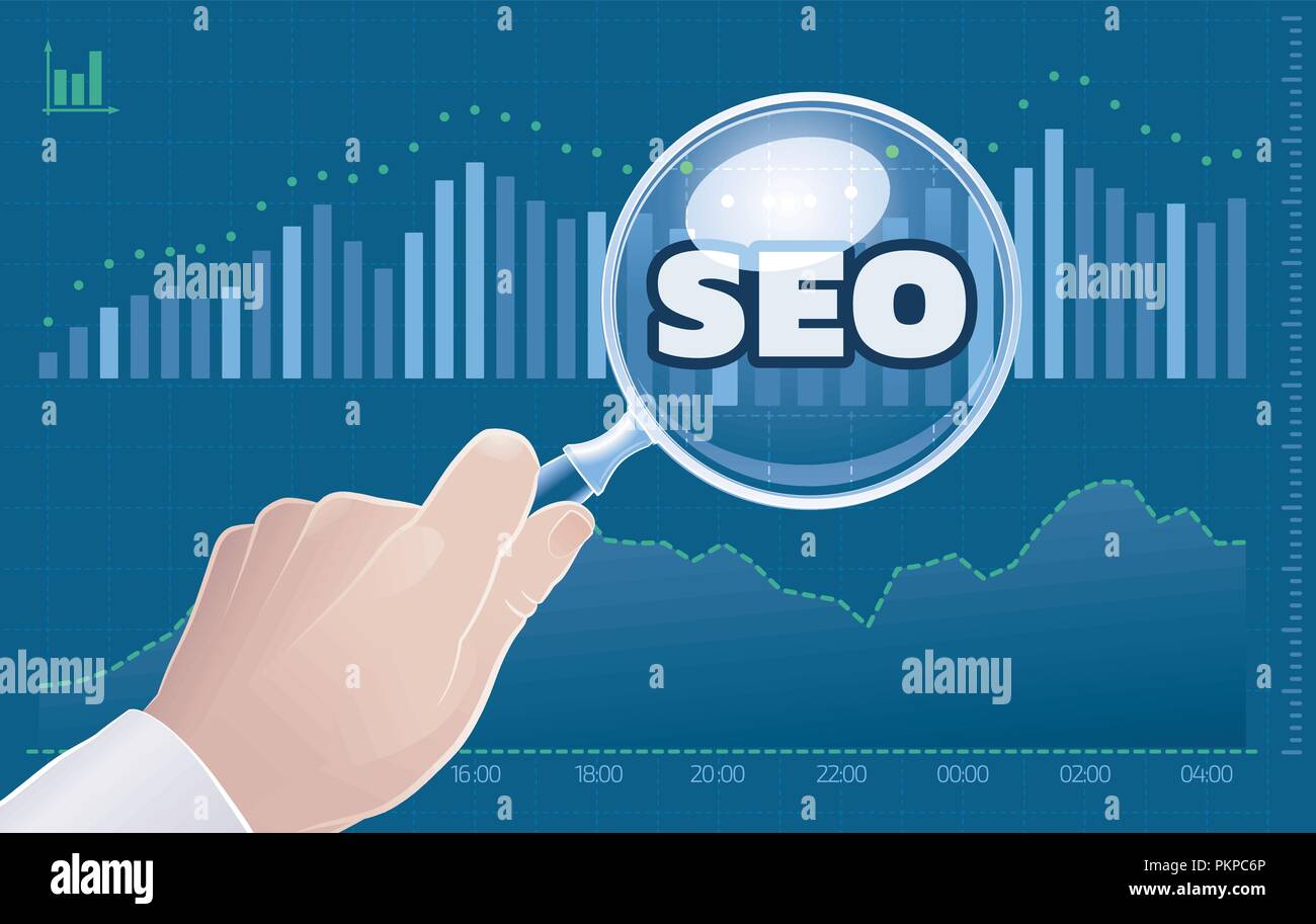 SEO - Search Engine Optimization Stock Vector