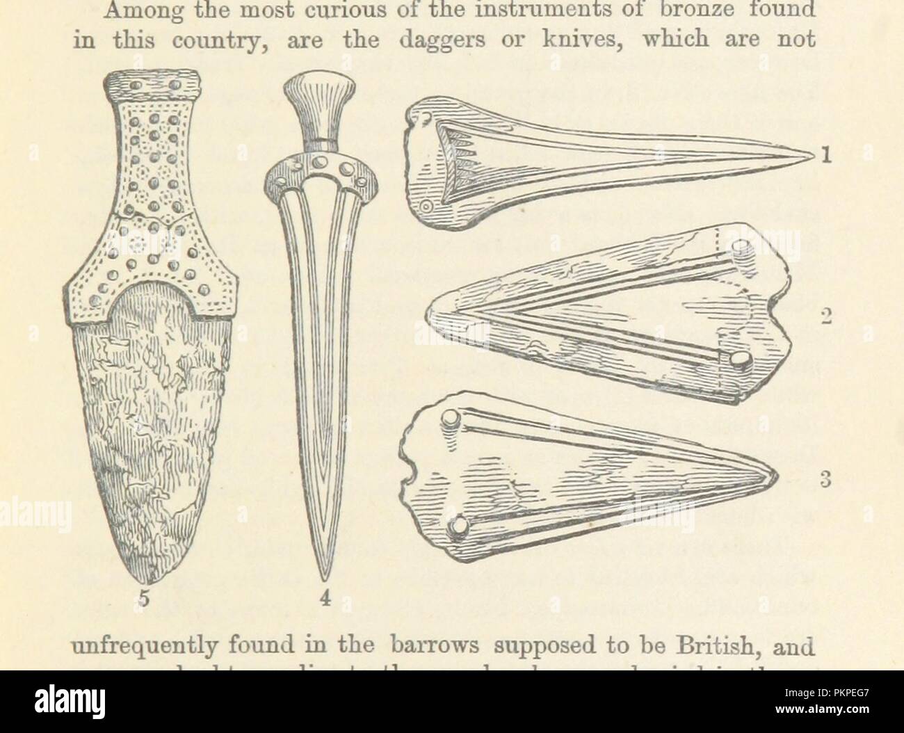 Image  from page 105 of '[The Celt, the Roman, and the Saxon a history of the early inhabitants of Britain, down to the Conversion of the Anglo-Saxons to Christianity. Illustrated by the ancient remains brought to light by r0021. Stock Photo