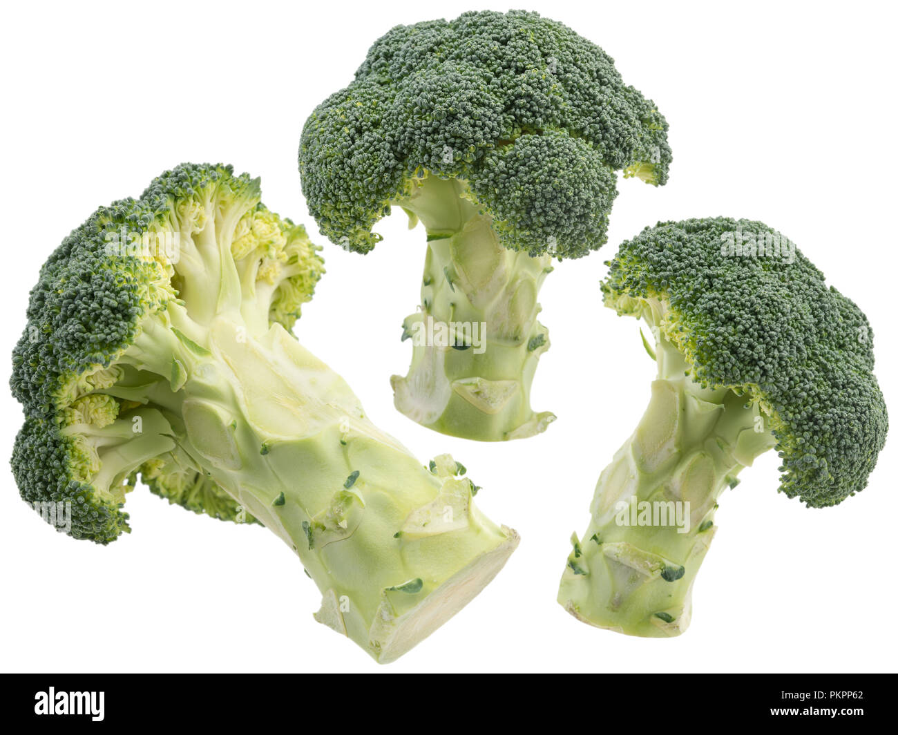 Cauliflower on white background Stock Photo