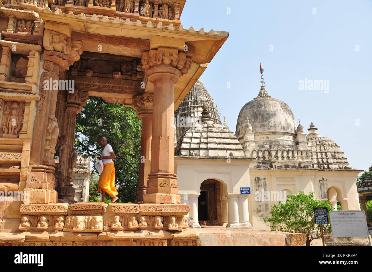 Khajuraho temples, India Stock Photo